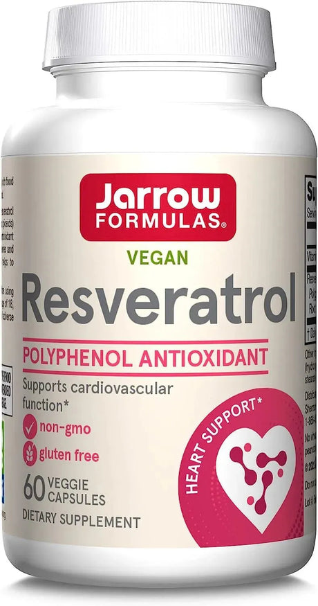 JARROW FORMULAS - Jarrow Formulas Resveratrol 100Mg. 60 Capsulas - The Red Vitamin MX - Suplementos Alimenticios - {{ shop.shopifyCountryName }}