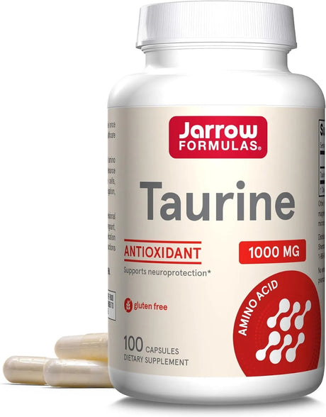 JARROW FORMULAS - Jarrow Formulas Taurine 1000Mg. 100 Capsulas - The Red Vitamin MX - Suplementos Alimenticios - {{ shop.shopifyCountryName }}