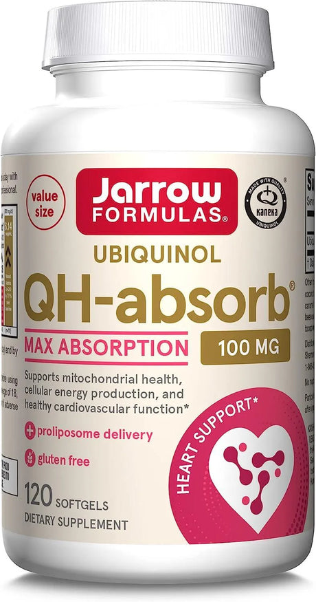 JARROW FORMULAS - Jarrow Formulas Ubiquinol QH-Absorb 100Mg. 120 Capsulas Blandas - The Red Vitamin MX - Suplementos Alimenticios - {{ shop.shopifyCountryName }}