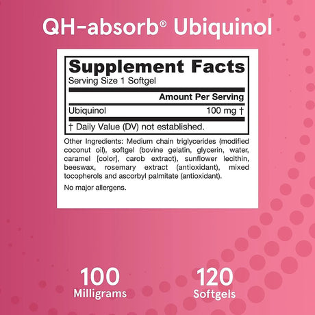 JARROW FORMULAS - Jarrow Formulas Ubiquinol QH-Absorb 100Mg. 120 Capsulas Blandas - The Red Vitamin MX - Suplementos Alimenticios - {{ shop.shopifyCountryName }}