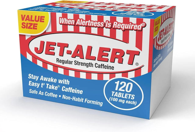 JET-ALERT - Jet-Alert 100Mg. Each Caffeine Tab 120 Tabletas - The Red Vitamin MX - Suplementos Alimenticios - {{ shop.shopifyCountryName }}