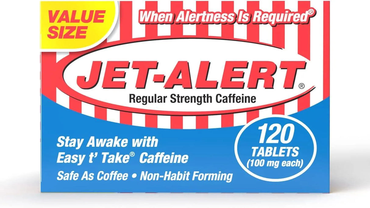 JET-ALERT - Jet-Alert 100Mg. Each Caffeine Tab 120 Tabletas - The Red Vitamin MX - Suplementos Alimenticios - {{ shop.shopifyCountryName }}