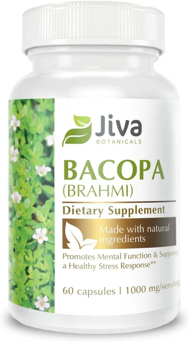 JIVA BOTANICALS - Jiva Botanicals Bacopa Monnieri/Brahmi 300Mg. 60 Capsulas - The Red Vitamin MX - Suplementos Alimenticios - {{ shop.shopifyCountryName }}