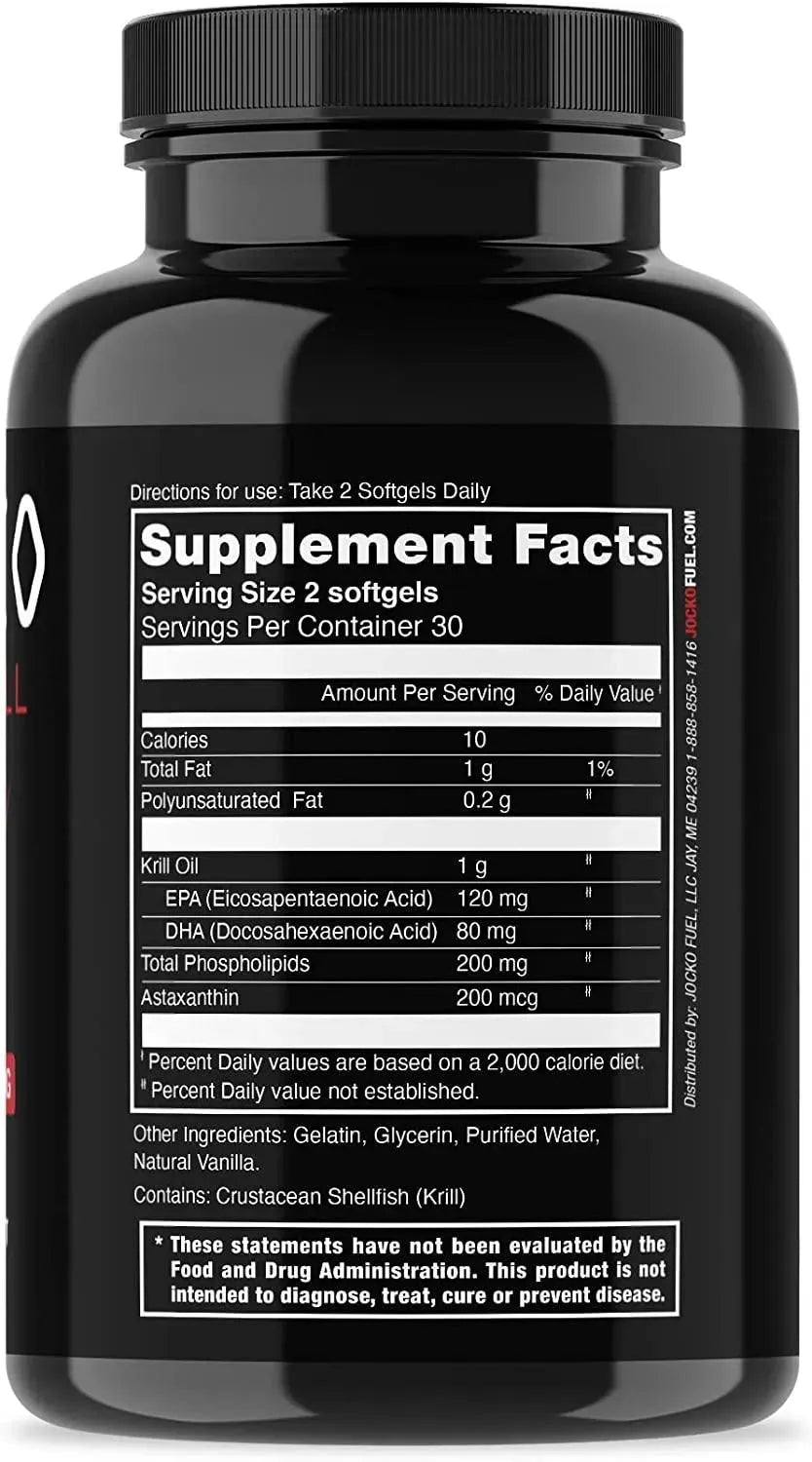 JOCKO FUEL - Jocko Fuel Antarctic Krill Oil 1000Mg. 60 Capsulas Blandas - The Red Vitamin MX - Suplementos Alimenticios - {{ shop.shopifyCountryName }}