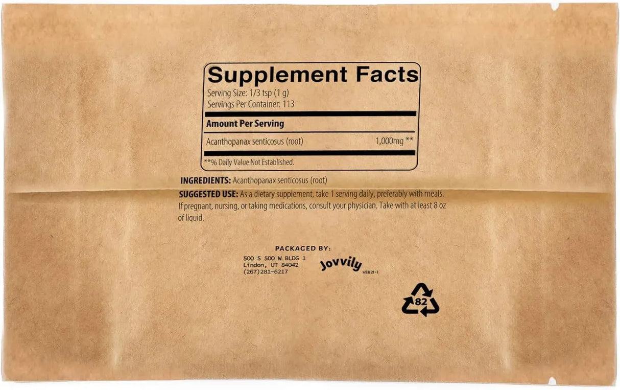 JOVVILY - Jovvily Eleuthero Root Extract Powder 113Gr. - The Red Vitamin MX - Suplementos Alimenticios - {{ shop.shopifyCountryName }}