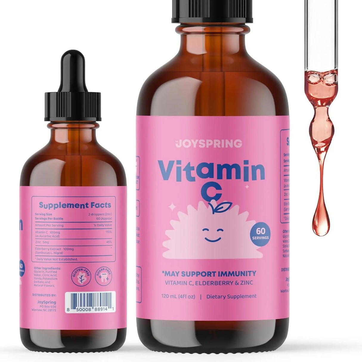 JOYSPRING - JoySpring Kids Vitamin C Drops 120Ml. - The Red Vitamin MX - Suplementos Alimenticios - {{ shop.shopifyCountryName }}