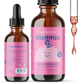 JOYSPRING - JoySpring Kids Vitamin C Drops 60Ml. - The Red Vitamin MX - Suplementos Alimenticios - {{ shop.shopifyCountryName }}