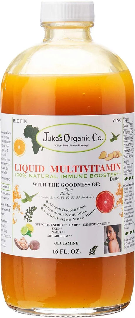 JUKAS ORGANIC - Juka's Organic Co. Liquid Multivitamin 16 Fl.Oz. - The Red Vitamin MX - Suplementos Alimenticios - {{ shop.shopifyCountryName }}