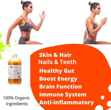 JUKAS ORGANIC - Juka's Organic Co. Liquid Multivitamin 16 Fl.Oz. - The Red Vitamin MX - Suplementos Alimenticios - {{ shop.shopifyCountryName }}