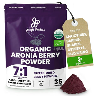 JUNGLE POWDERS - Jungle Powders Organic Aronia Berry Powder 141Gr. - The Red Vitamin MX - Suplementos Alimenticios - {{ shop.shopifyCountryName }}