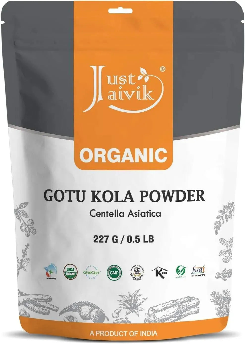 JUST JAIVIK - Just Jaivik 100% Organic Gotu Kola Powder 227Gr. - The Red Vitamin MX - Suplementos Alimenticios - {{ shop.shopifyCountryName }}