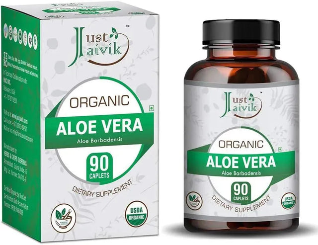 JUST JAIVIK - Just Jaivik Organic Aloe Vera 750Mg. 90 Tabletas - The Red Vitamin MX - Suplementos Alimenticios - {{ shop.shopifyCountryName }}