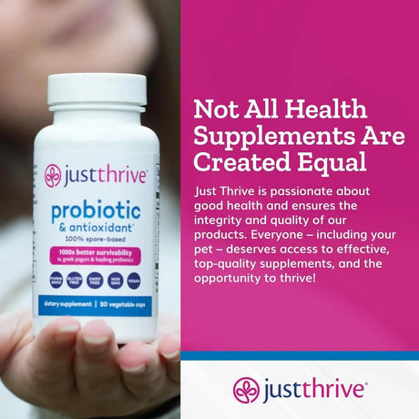 JUST THRIVE - Just Thrive Probiotic & Antioxidant 30 Capsulas - The Red Vitamin MX - Suplementos Alimenticios - {{ shop.shopifyCountryName }}