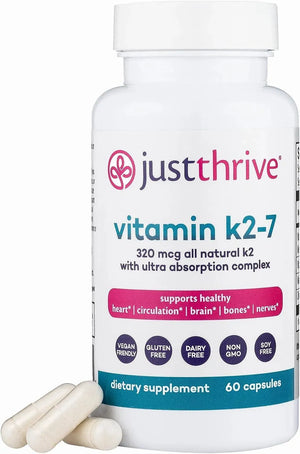 JUST THRIVE - Just Thrive Vitamin K2-7 60 Capsulas - The Red Vitamin MX - Suplementos Alimenticios - {{ shop.shopifyCountryName }}