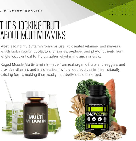 KAGED MUSCLE - Kaged Whole Foods Multivitamin 60 Capsulas - The Red Vitamin MX - Suplementos Alimenticios - {{ shop.shopifyCountryName }}