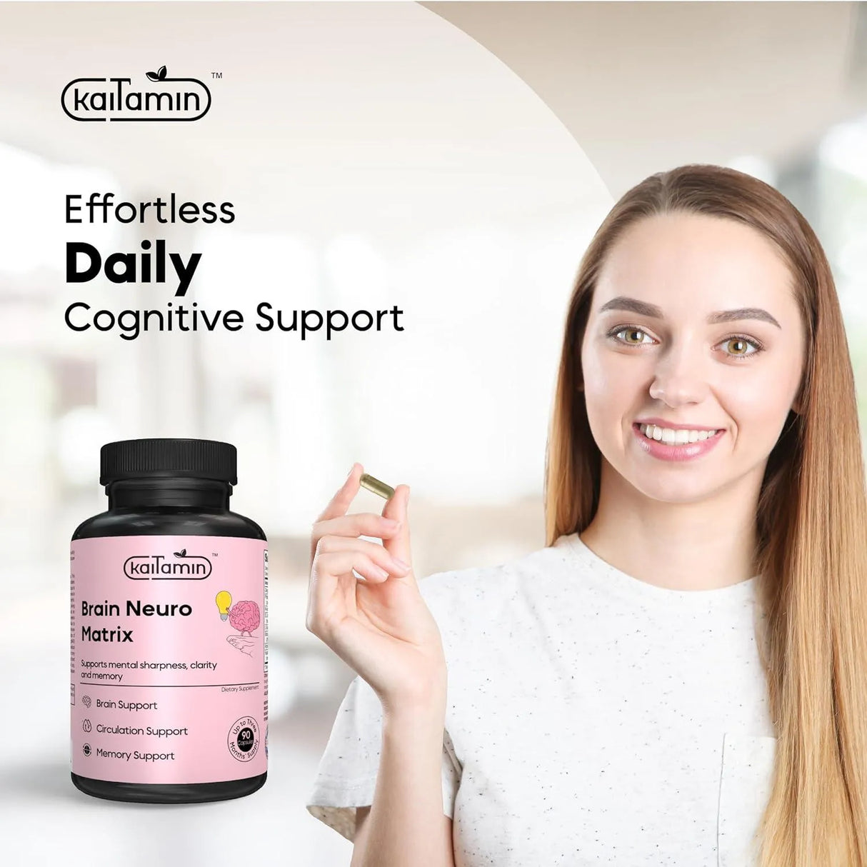 KAITAMIN - Kaitamin Nootropic Brain Neuro Matrix 90 Capsulas - The Red Vitamin MX - Suplementos Alimenticios - {{ shop.shopifyCountryName }}