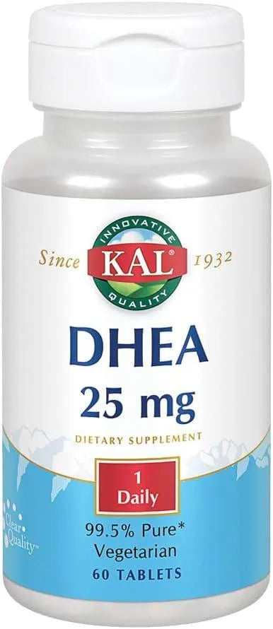 KAL - KAL DHEA 25Mg. 60 Tabletas - The Red Vitamin MX - Suplementos Alimenticios - {{ shop.shopifyCountryName }}