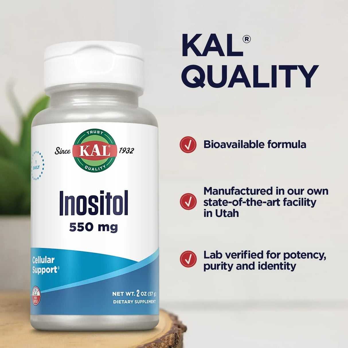 KAL - KAL Inositol Powder 550Mg. 57Gr. - The Red Vitamin MX - Suplementos Alimenticios - {{ shop.shopifyCountryName }}