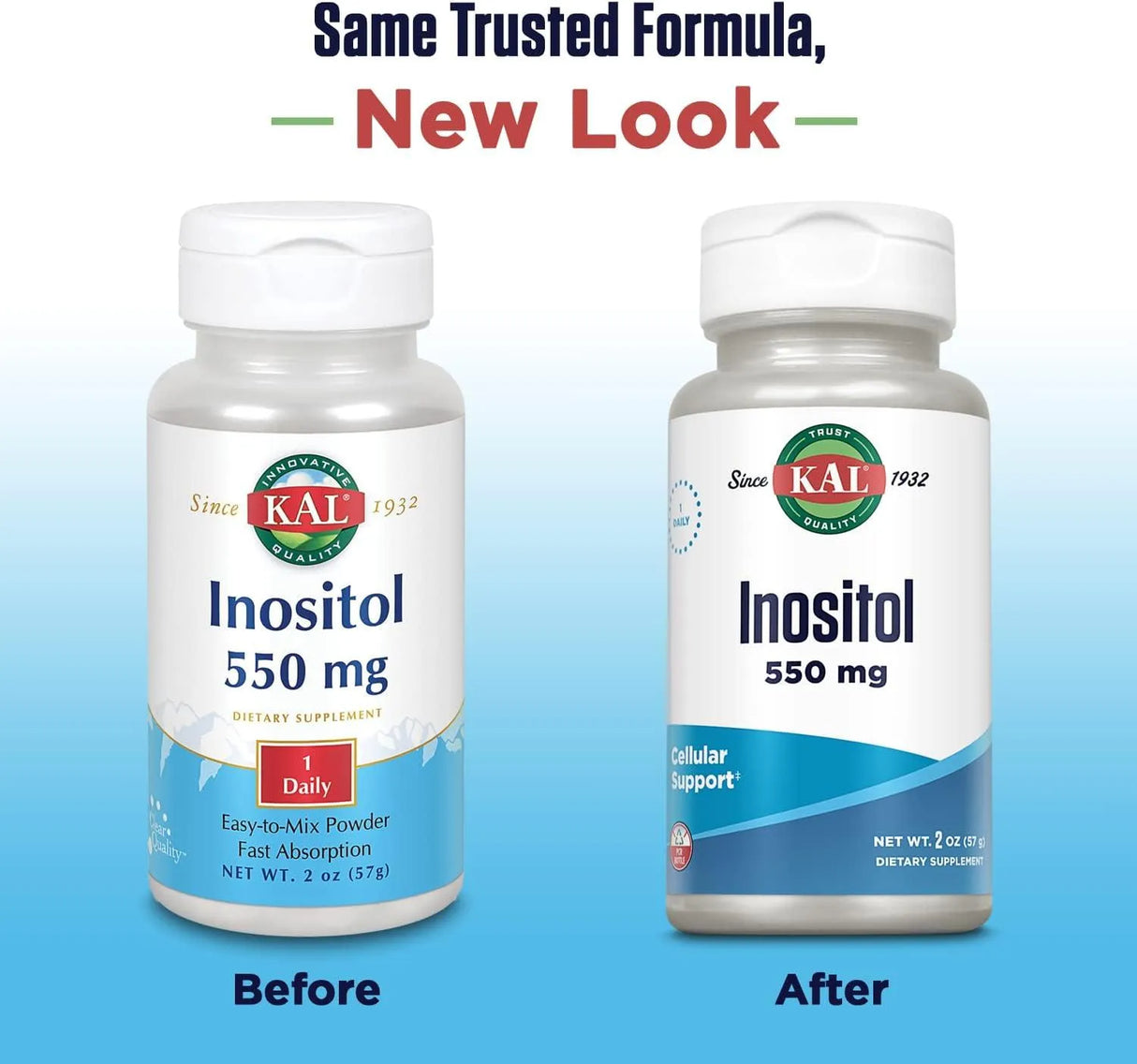 KAL - KAL Inositol Powder 550Mg. 57Gr. - The Red Vitamin MX - Suplementos Alimenticios - {{ shop.shopifyCountryName }}