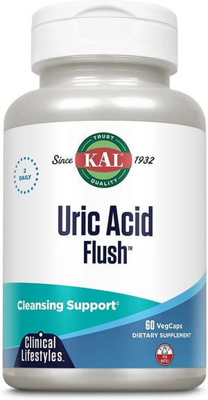 KAL - KAL Uric Acid Flush 60 Capsulas - The Red Vitamin MX - Suplementos Alimenticios - {{ shop.shopifyCountryName }}