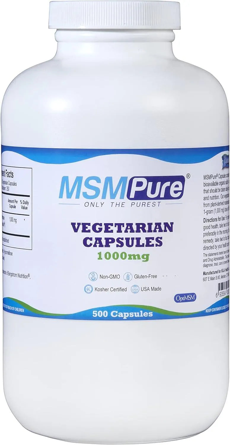 KALA HEALTH - Kala Health MSMPure Vegetarian 1000Mg. 500 Capsulas - The Red Vitamin MX - Suplementos Alimenticios - {{ shop.shopifyCountryName }}