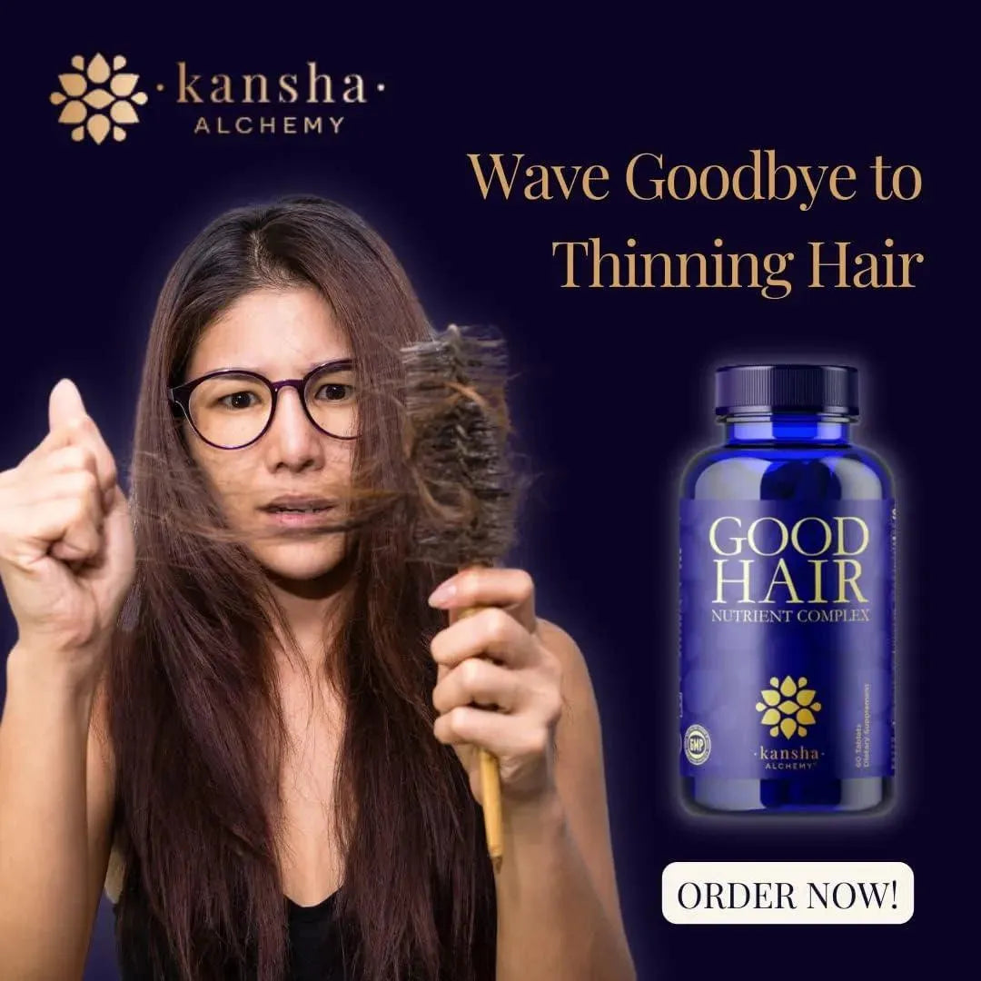 KANSHA ALCHEMY - Good Hair Growth Vitamins with Biotin 60 Tabletas - The Red Vitamin MX - Suplementos Alimenticios - {{ shop.shopifyCountryName }}