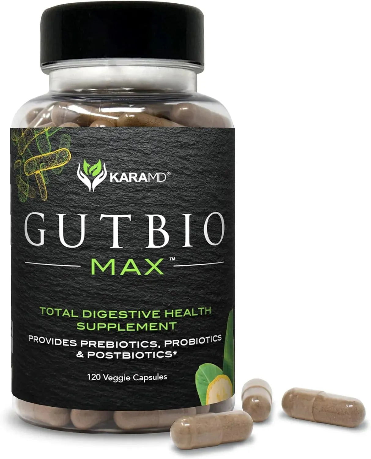 KARAMD - KaraMD GutBio Max Gut & Digestive Support 120 Capsulas - The Red Vitamin MX - Suplementos Alimenticios - {{ shop.shopifyCountryName }}