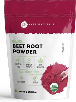 KATE NATURALS - Kate Naturals Beet Root Powder 227Gr. - The Red Vitamin MX - Suplementos Alimenticios - {{ shop.shopifyCountryName }}