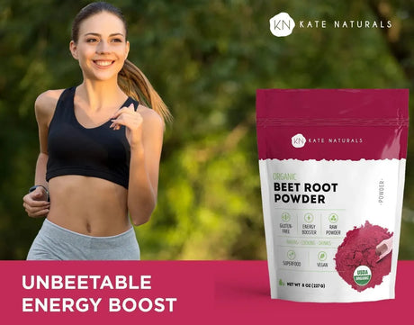 KATE NATURALS - Kate Naturals Beet Root Powder 227Gr. - The Red Vitamin MX - Suplementos Alimenticios - {{ shop.shopifyCountryName }}