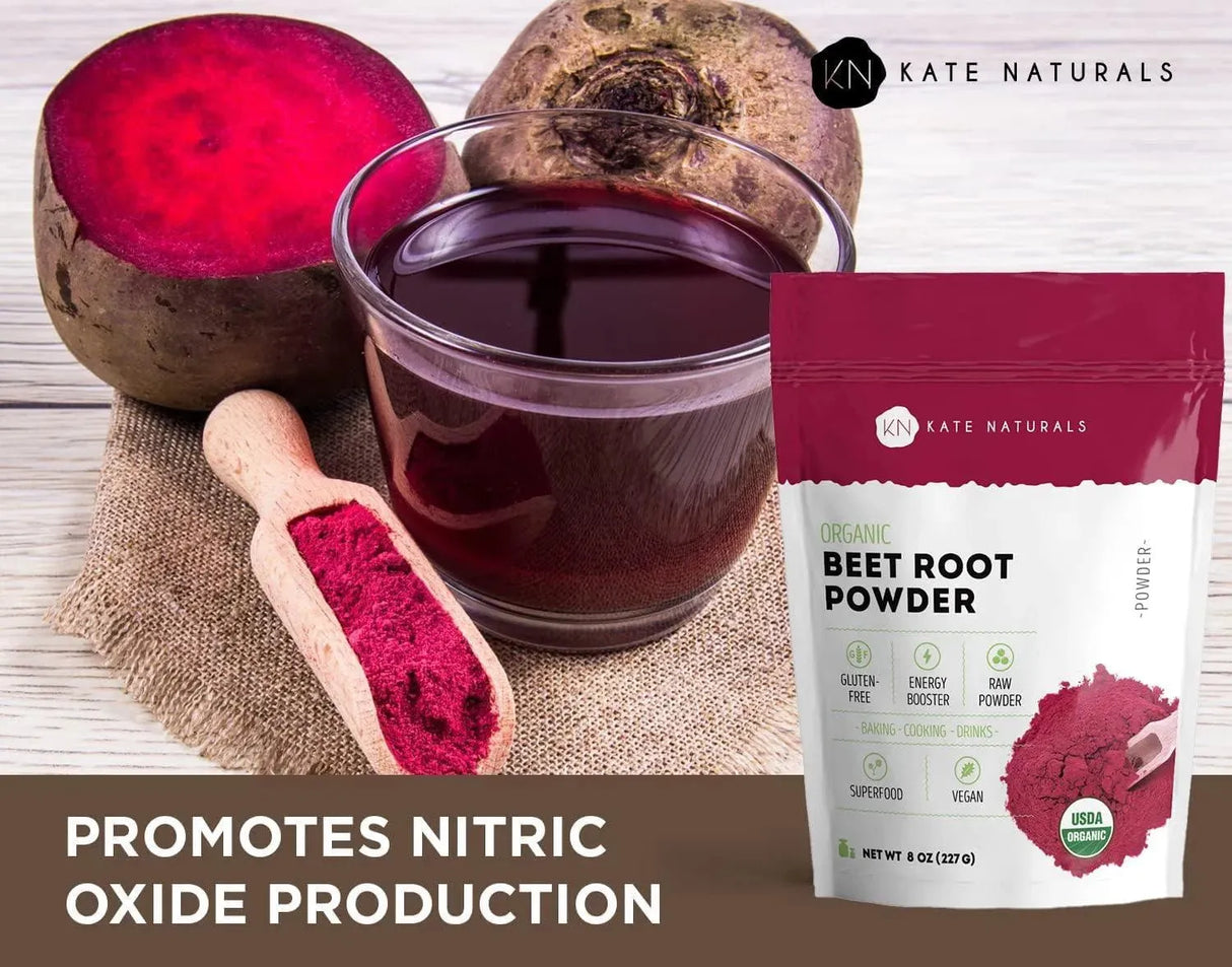 KATE NATURALS - Kate Naturals Beet Root Powder 227Gr. - The Red Vitamin MX - Suplementos Alimenticios - {{ shop.shopifyCountryName }}