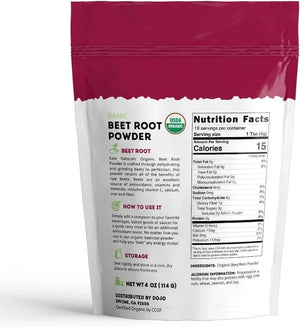 KATE NATURALS - Kate Naturals Beet Root Powder 340Gr. - The Red Vitamin MX - Suplementos Alimenticios - {{ shop.shopifyCountryName }}