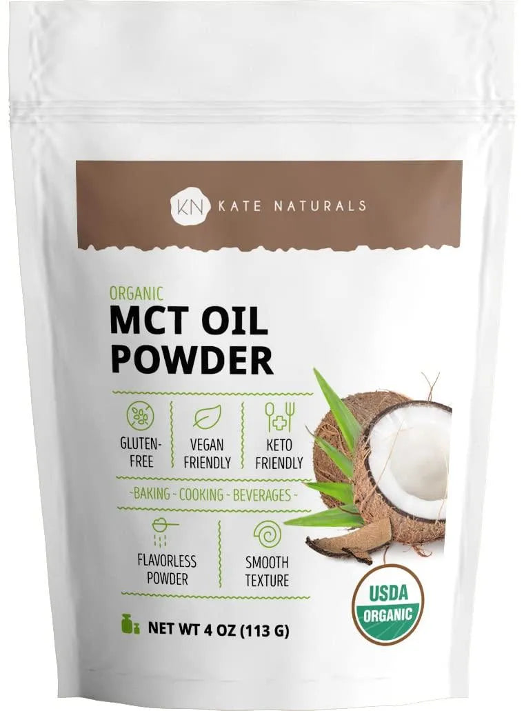 KATE NATURALS - Kate Naturals MCT Oil Powder Organic 113Gr. - The Red Vitamin MX - Suplementos Alimenticios - {{ shop.shopifyCountryName }}