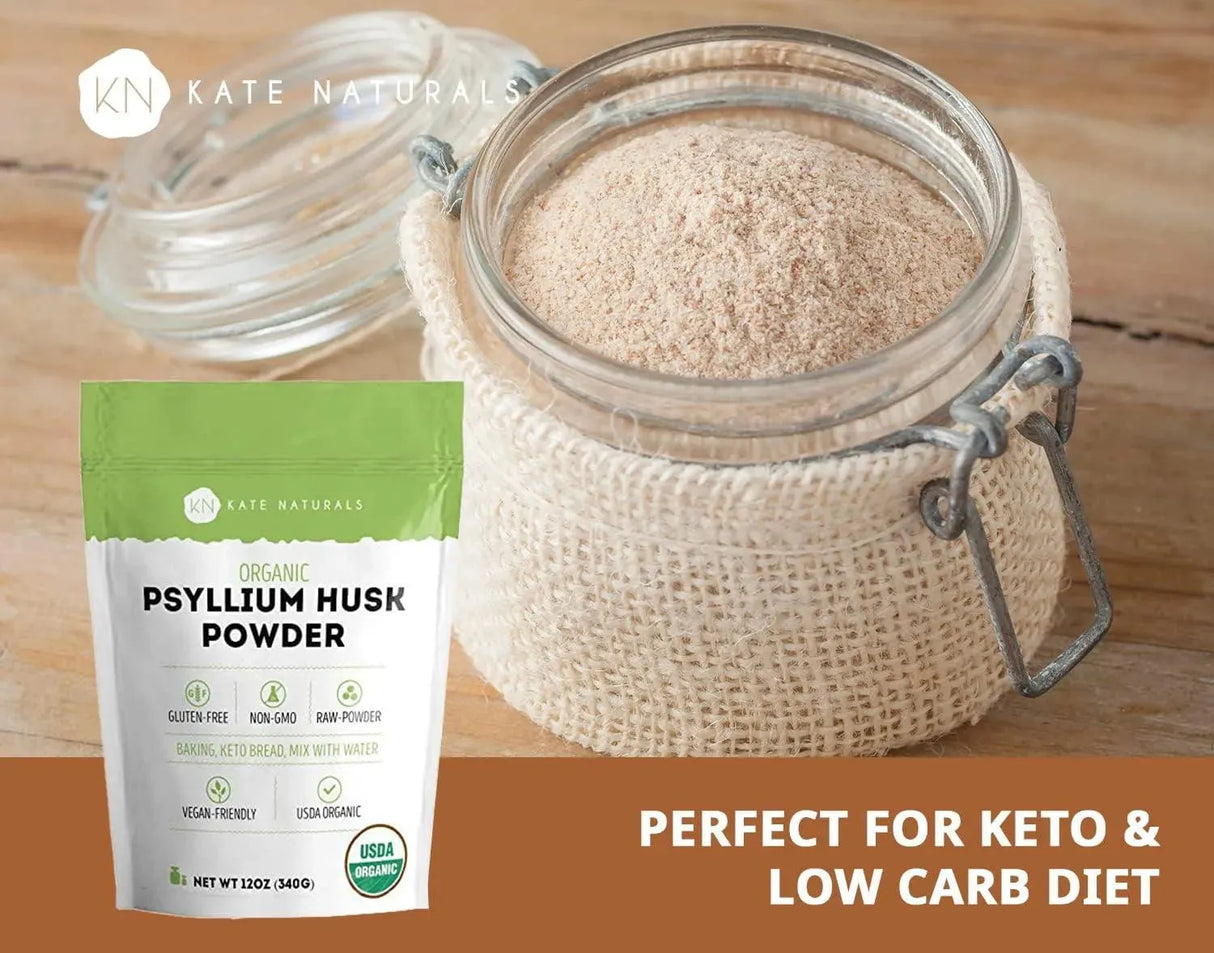 KATE NATURALS - Kate Naturals Psyllium Husk Powder 340Gr. - The Red Vitamin MX - Suplementos Alimenticios - {{ shop.shopifyCountryName }}