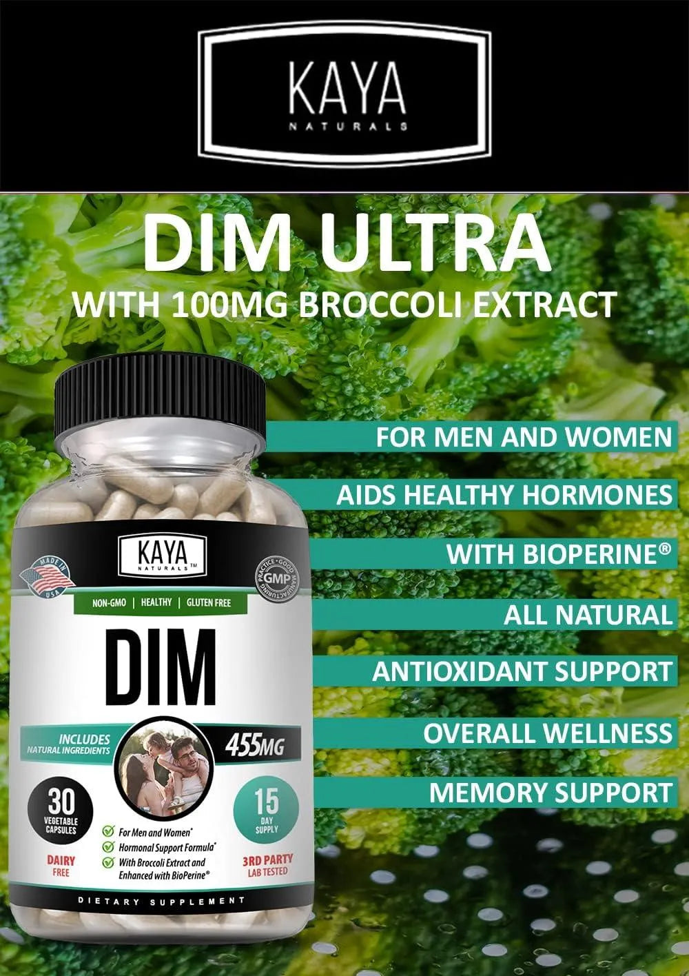 KAYA NATURALS - Kaya Naturals DIM Ultra 30 Capsulas - The Red Vitamin MX - Suplementos Alimenticios - {{ shop.shopifyCountryName }}