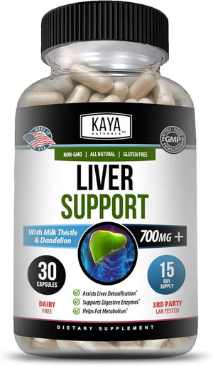 KAYA NATURALS - Kaya Naturals Liver Cleanse Detox & Repair 30 Capsulas - The Red Vitamin MX - Suplementos Alimenticios - {{ shop.shopifyCountryName }}