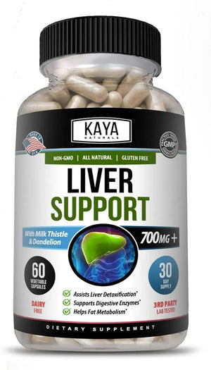 KAYA NATURALS - Kaya Naturals Liver Cleanse Detox & Repair 60 Capsulas - The Red Vitamin MX - Suplementos Alimenticios - {{ shop.shopifyCountryName }}