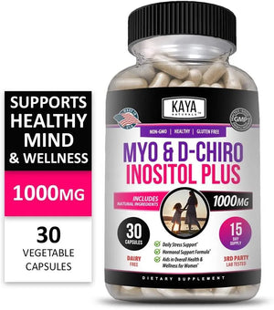 KAYA NATURALS - Kaya Naturals Myo & D-Chiro Inositol 30 Capsulas - The Red Vitamin MX - Suplementos Alimenticios - {{ shop.shopifyCountryName }}