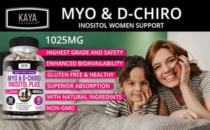 KAYA NATURALS - Kaya Naturals Myo & D-Chiro Inositol 30 Capsulas - The Red Vitamin MX - Suplementos Alimenticios - {{ shop.shopifyCountryName }}