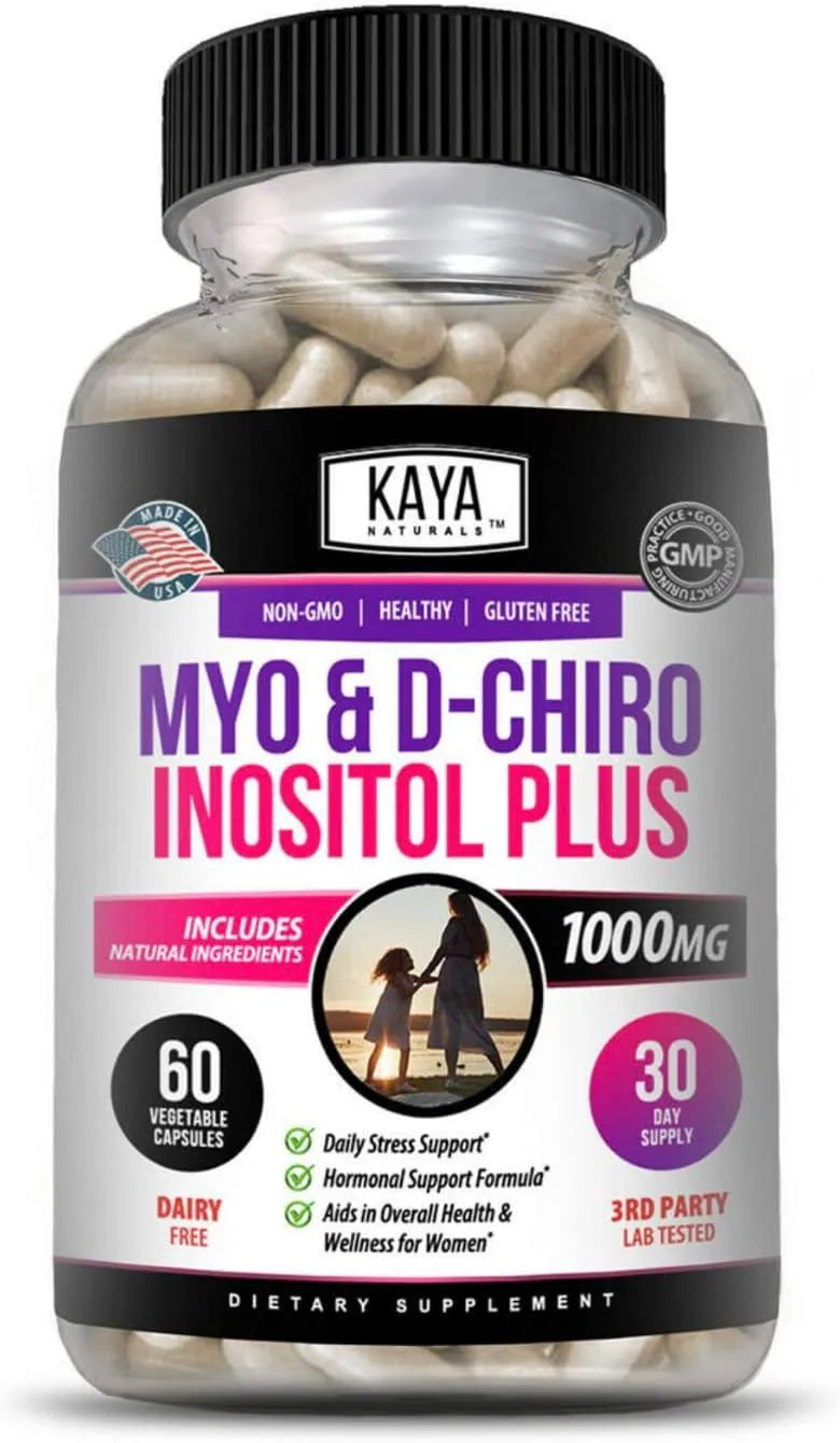 KAYA NATURALS - Kaya Naturals Myo & D-Chiro Inositol 60 Capsulas - The Red Vitamin MX - Suplementos Alimenticios - {{ shop.shopifyCountryName }}