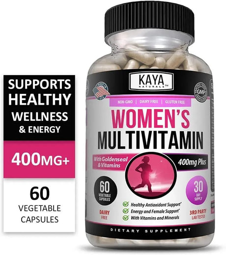 KAYA NATURALS - Kaya Naturals Women's Multivitamin 60 Capsulas - The Red Vitamin MX - Suplementos Alimenticios - {{ shop.shopifyCountryName }}