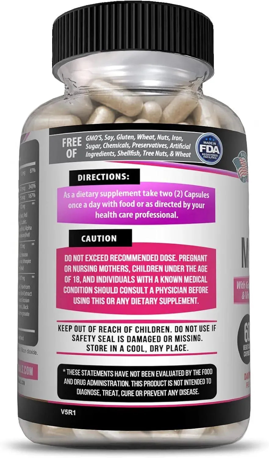 KAYA NATURALS - Kaya Naturals Women's Multivitamin 60 Capsulas - The Red Vitamin MX - Suplementos Alimenticios - {{ shop.shopifyCountryName }}