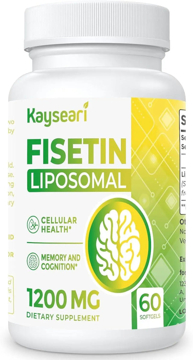 KAYSEARI - Kayseari Fisetin 1200Mg. 60 Capsulas - The Red Vitamin MX - Suplementos Alimenticios - {{ shop.shopifyCountryName }}