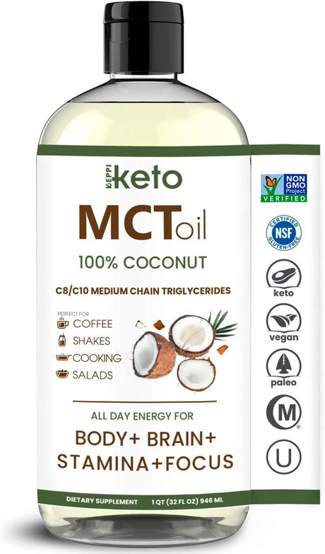 KEPPI - Keppi Flavorless MCT Oil 946Ml. - The Red Vitamin MX - Suplementos Alimenticios - {{ shop.shopifyCountryName }}