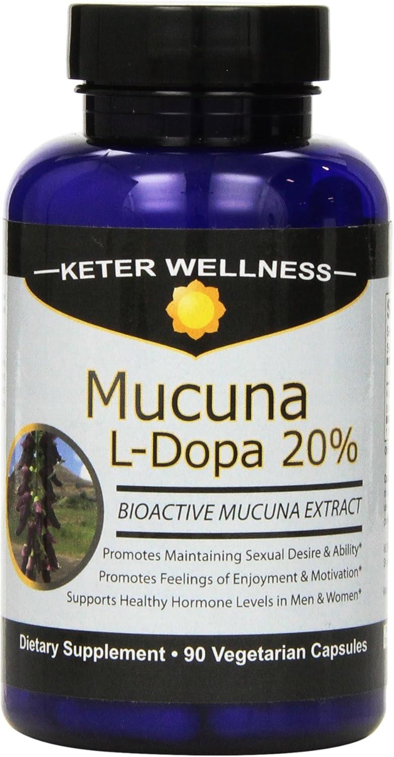 KETER WELLNESS - Keter Wellness Mucuna L-Dopa 20% 90 Capsulas - The Red Vitamin MX - Suplementos Alimenticios - {{ shop.shopifyCountryName }}