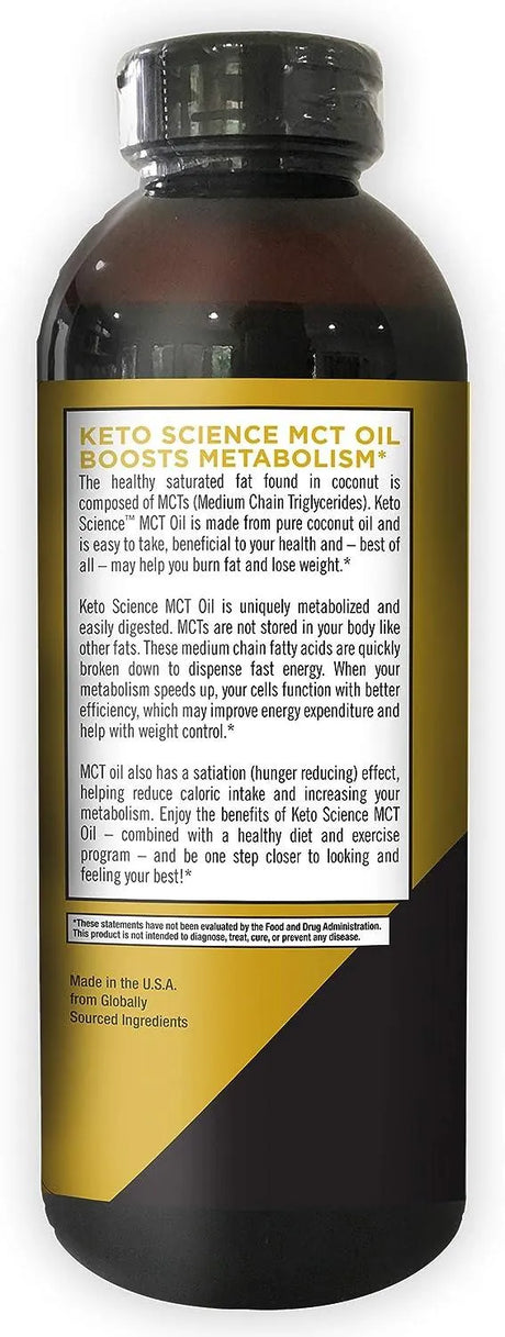 KETO SCIENCE - Keto Science Ketogenic MCT Oil Dietary Supplement 443Ml. - The Red Vitamin MX - Suplementos Alimenticios - {{ shop.shopifyCountryName }}