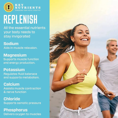 KEY NUTRIENTS - Key Nutrients Electrolytes Powder - Refreshing Lemonade Electrolyte Drink Mix 90 Servicios - The Red Vitamin MX - Suplementos Alimenticios - {{ shop.shopifyCountryName }}
