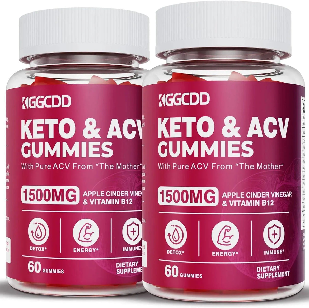 KGGCDD - KGGCDD Keto ACV Gummies 60 Gomitas 2 Pack - The Red Vitamin MX - Suplementos Alimenticios - {{ shop.shopifyCountryName }}