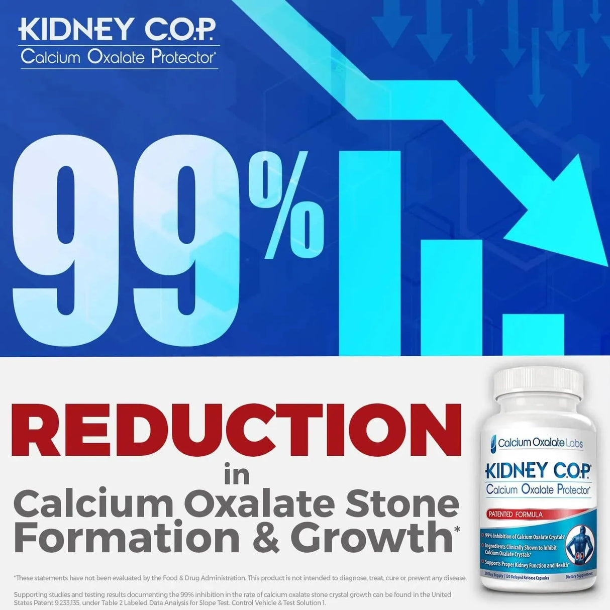 KIDNEY C.O.P. - Kidney COP Calcium Oxalate Protector 120 Capsulas - The Red Vitamin MX - Suplementos Alimenticios - {{ shop.shopifyCountryName }}