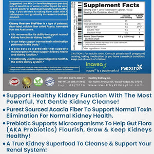 KIDNEY RESTORE - Healthy Kidney Kidney Restore Bio Fiber 1134Gr. - The Red Vitamin MX - Suplementos Alimenticios - {{ shop.shopifyCountryName }}