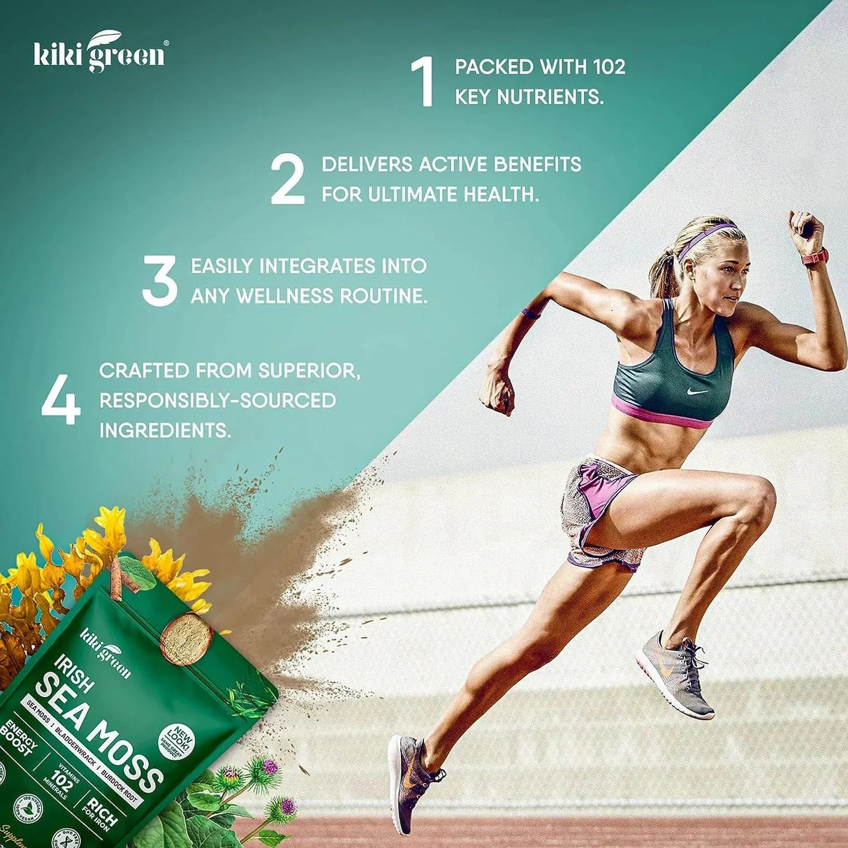 KIKI GREEN - KIKI Green Irish Sea Moss Powder 227Gr. - The Red Vitamin MX - Suplementos Alimenticios - {{ shop.shopifyCountryName }}